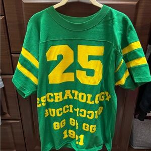 Authentic NWT Gucci Love Parade Eschatology Varsity Tee